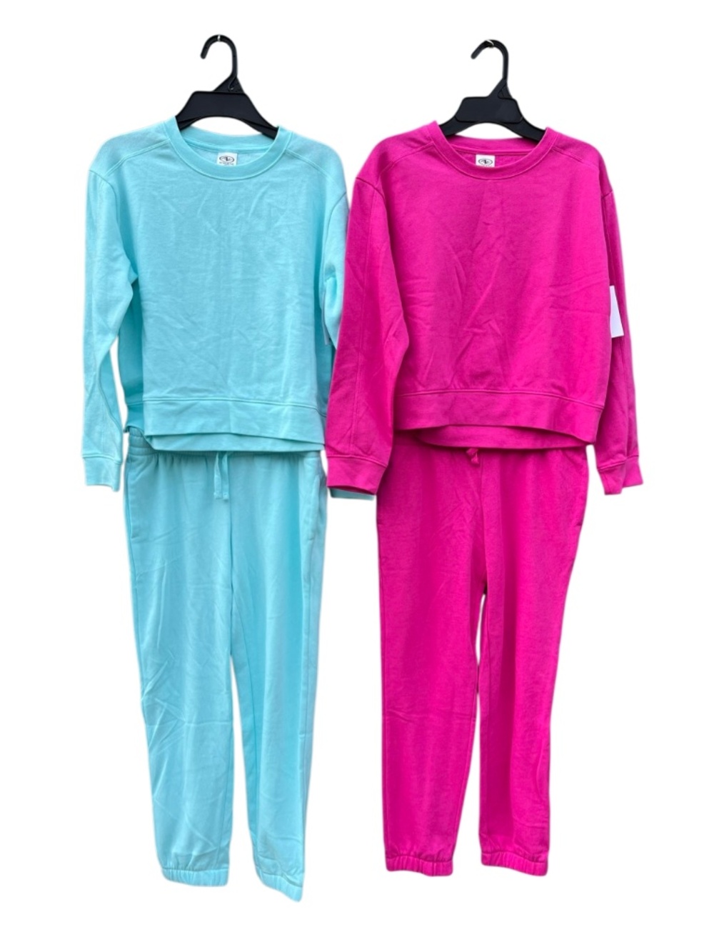 Girls Fleece Sweatshirt & Sweatpants Outfit 2-Pack Size L